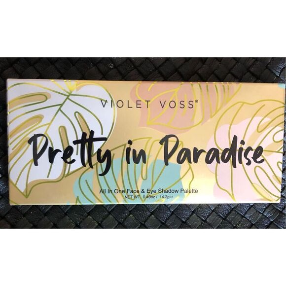 VIOLET VOSS - NWT - Pretty in Paradise All-in-One Face & Eye Shadow Palette - Picture 11 of 14